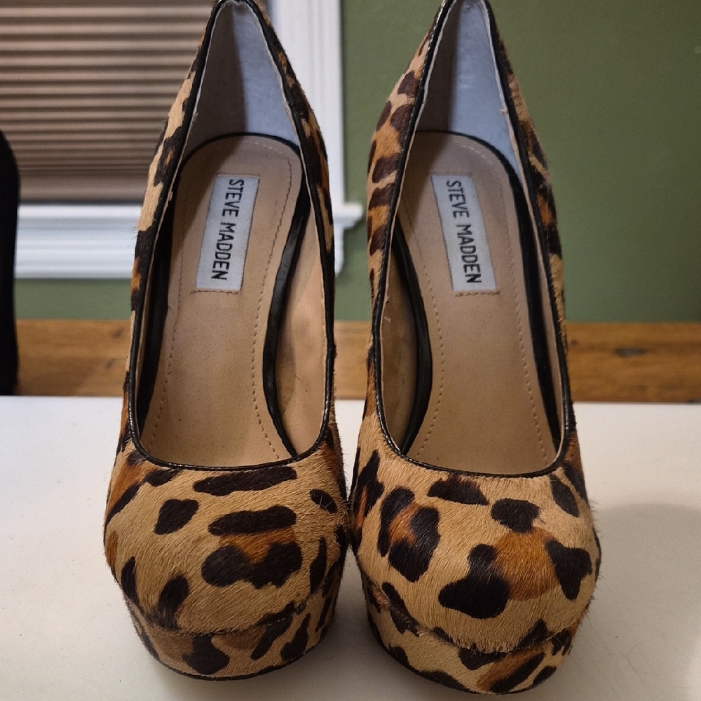 Steve Madden Animal Print Heels
